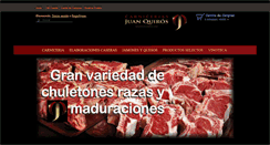 Desktop Screenshot of carniceriasjuanquiros.com